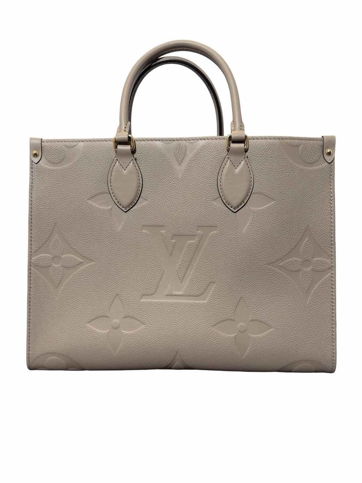 Louis Vuitton OnTheGo Beige Monogram MM Shoulder Bag