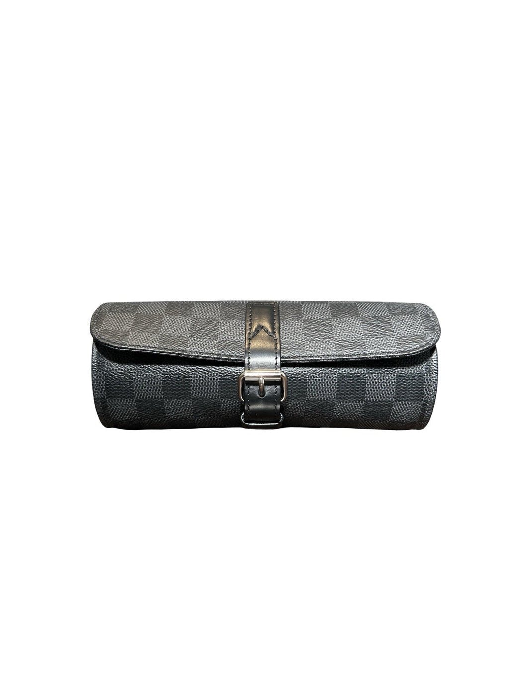 LOUIS VUITTON Damier Graphite 3 Watch Travel Case