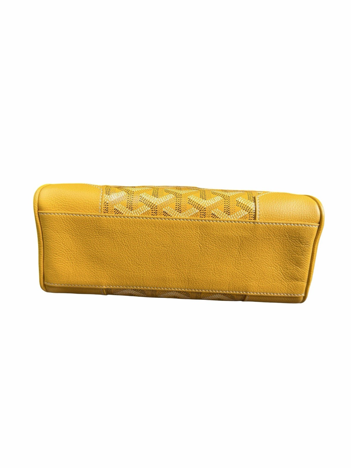 Goyard Goyardine Saigon Yellow Mini Top Handle Bag