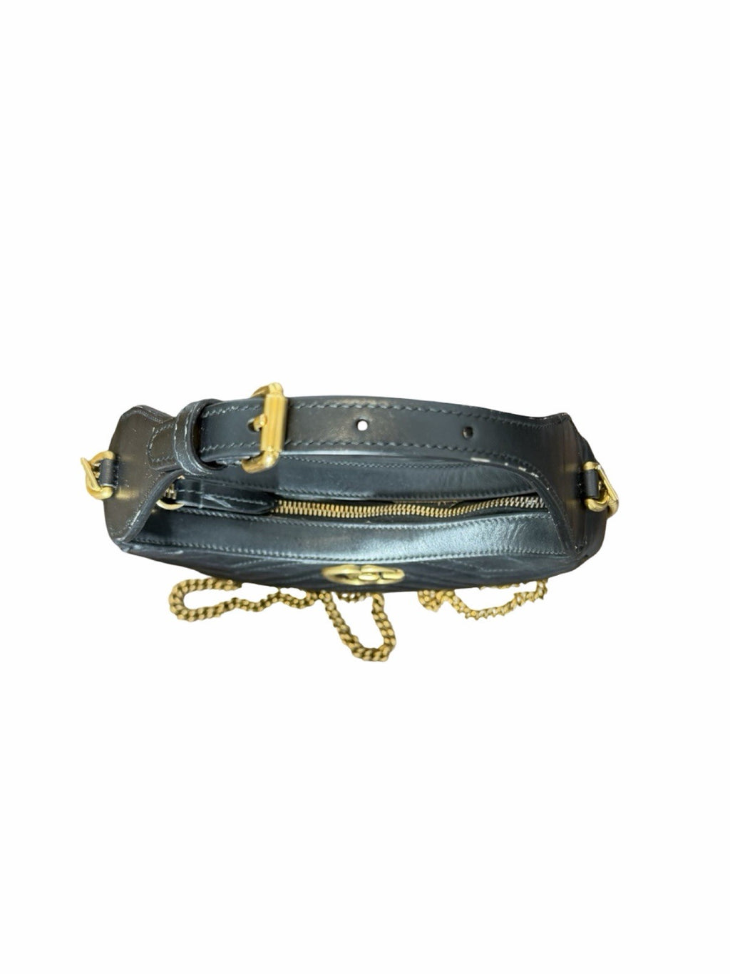 Gucci Double G Marmont Shoulder Bag In Black 