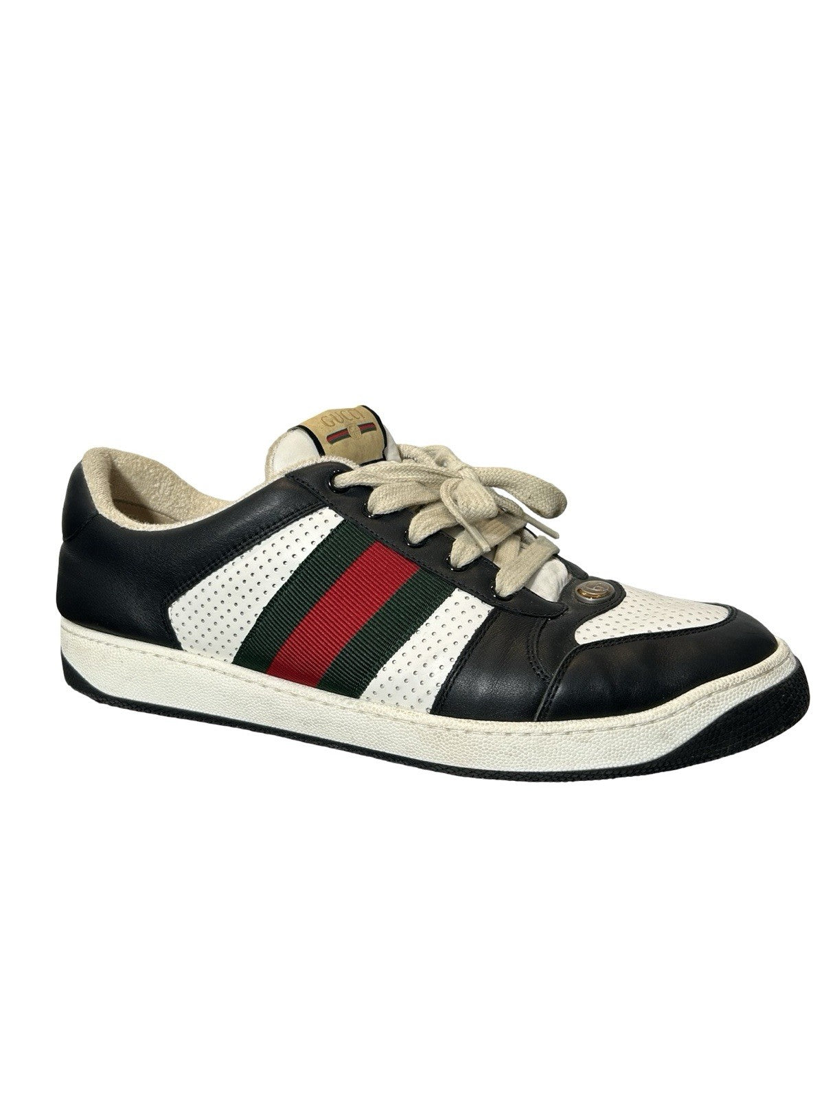 Gucci Screener Cloth Low Trainers Size 10US