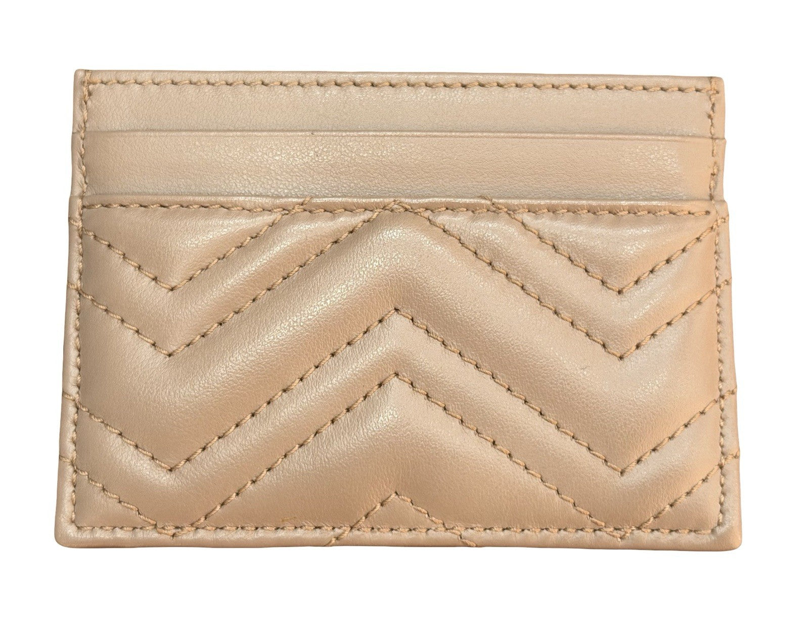 Gucci GG Marmont Card Case Leather Card Holder