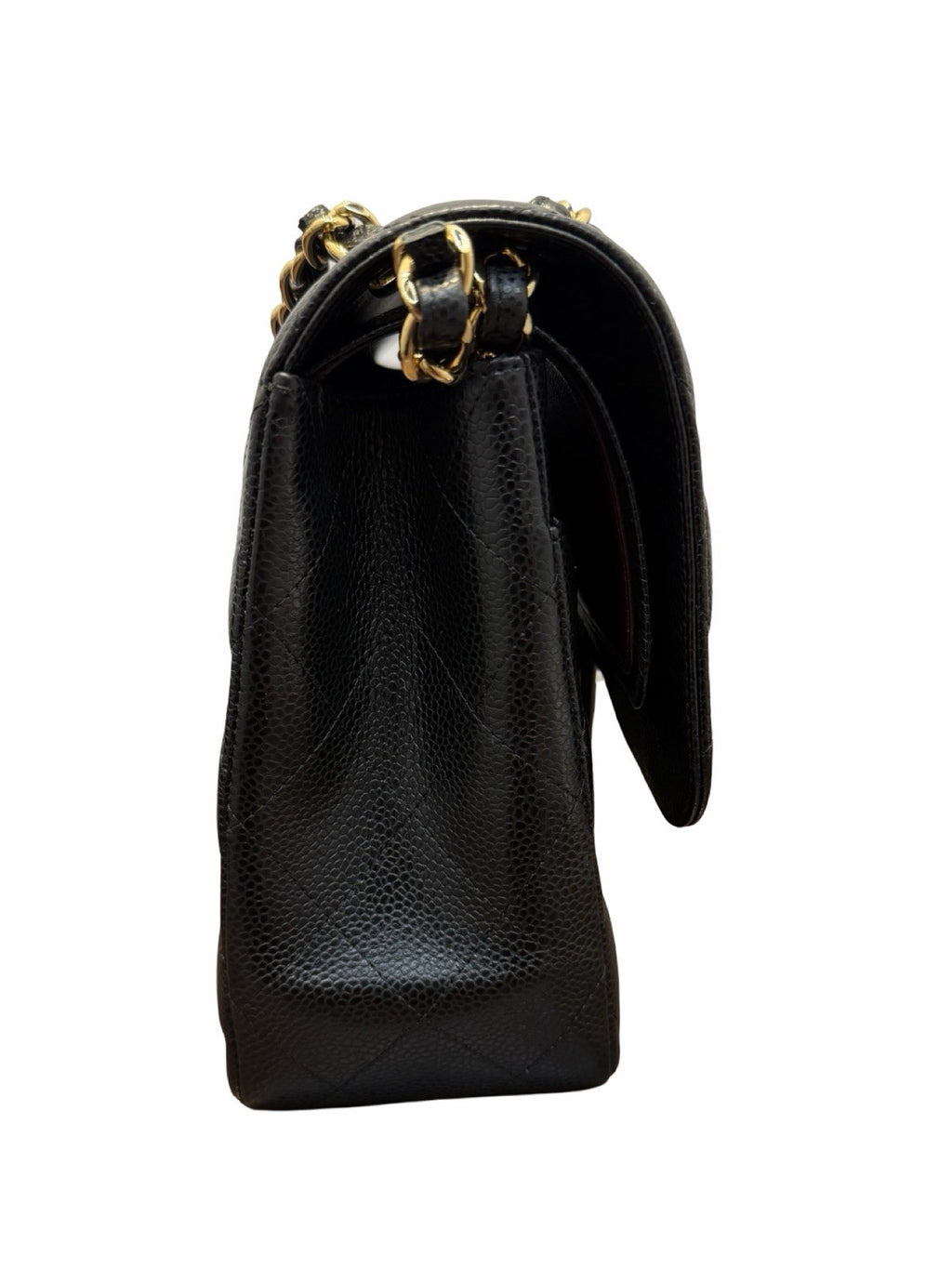 Chanel Black Classic Jumbo Shoulder Bag