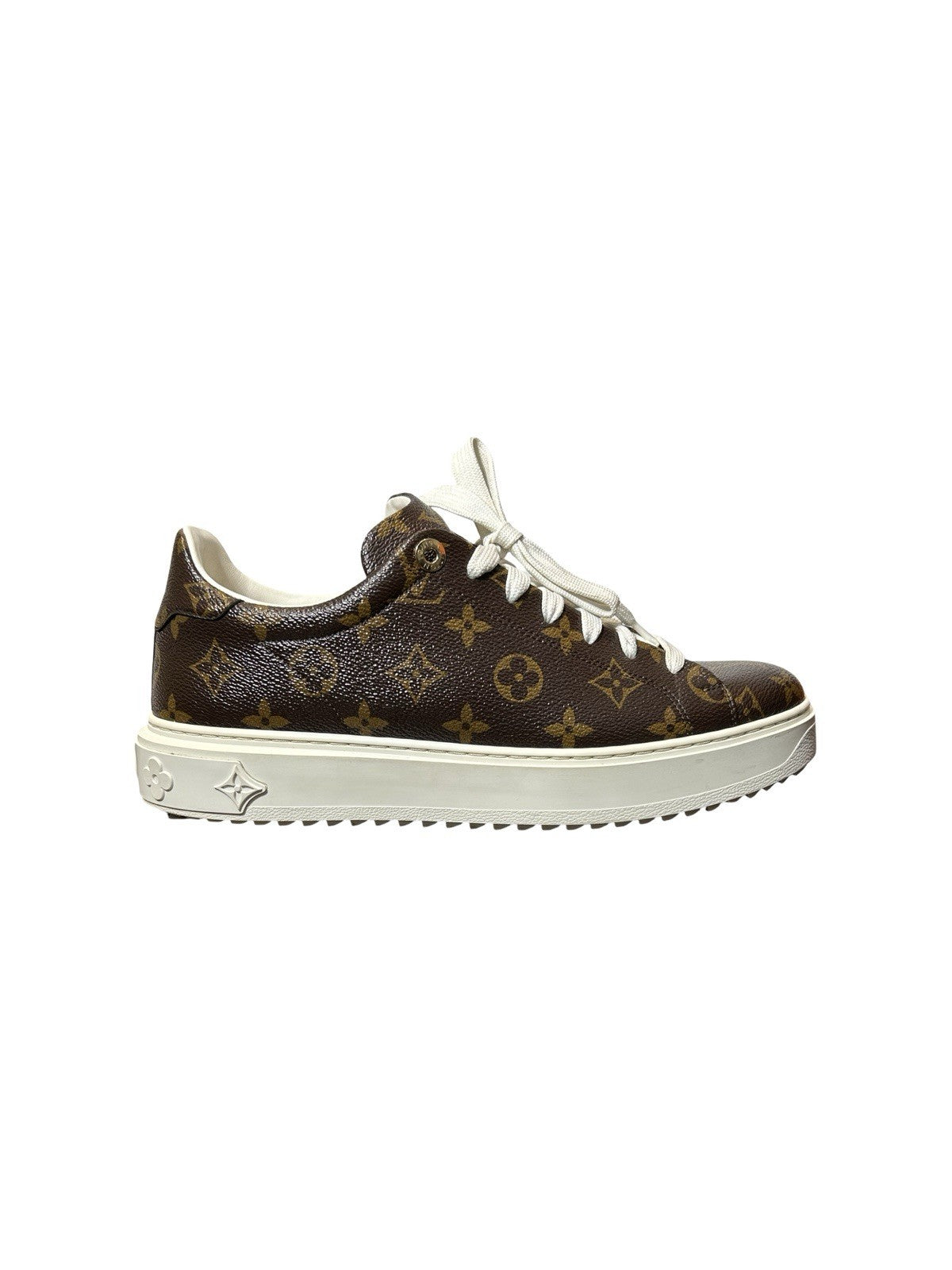 Louis Vuitton Women's Time Out Sneakers Monogram Canvas 