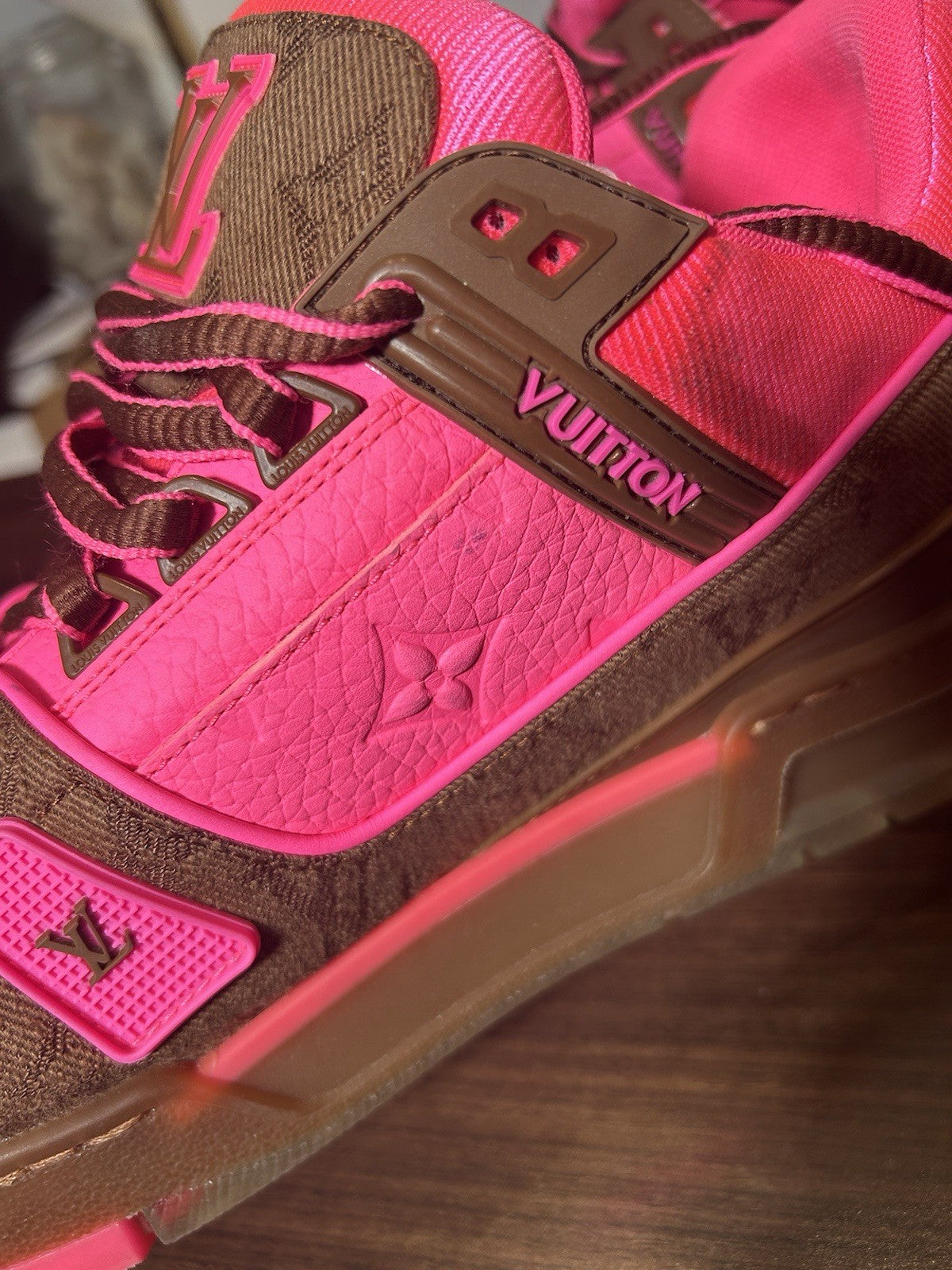 Louis Vuitton LV Monogram Leather Sneakers