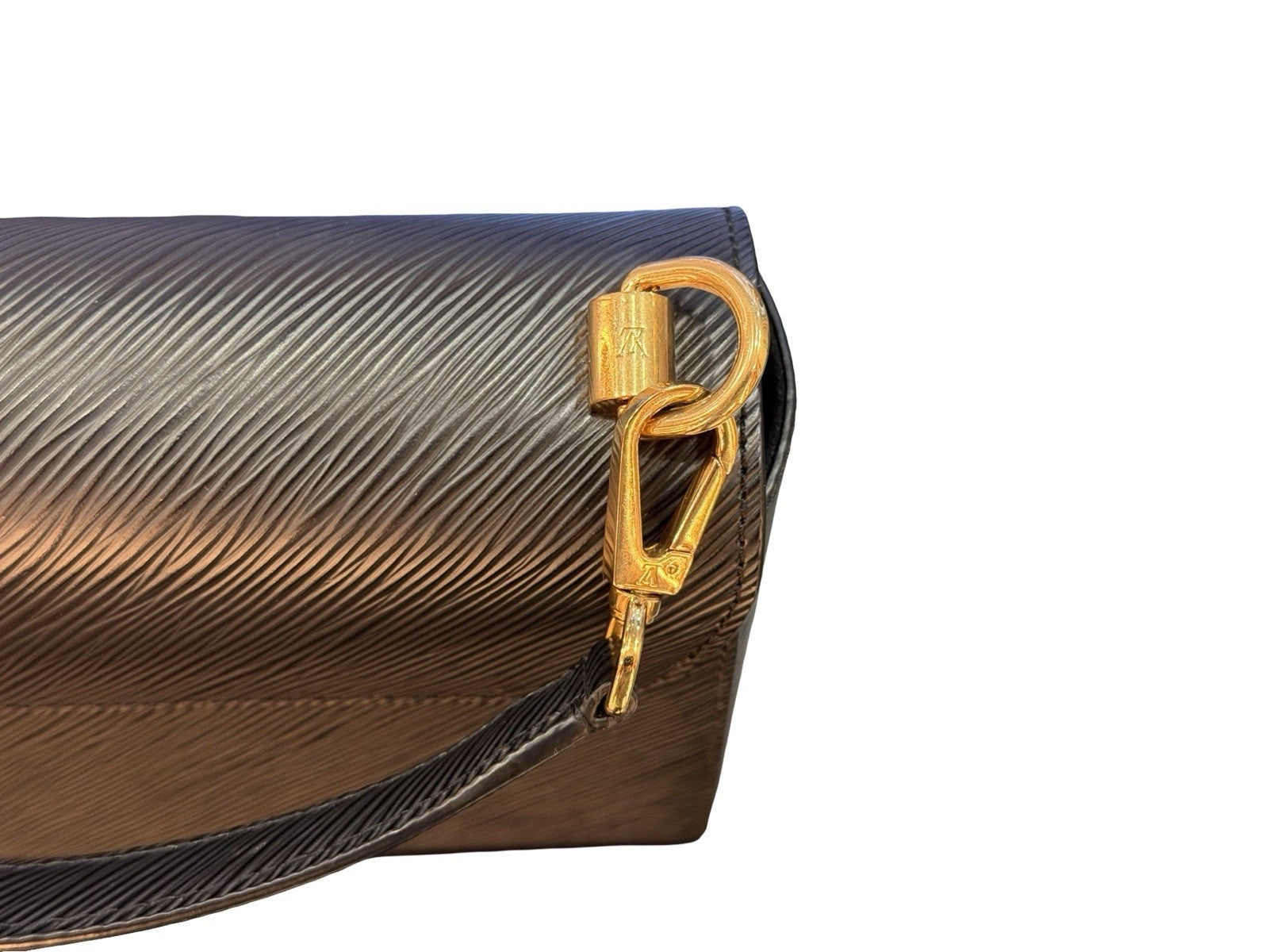 Louis Vuitton Twist MM Black Epi Leather Shoulder Bag