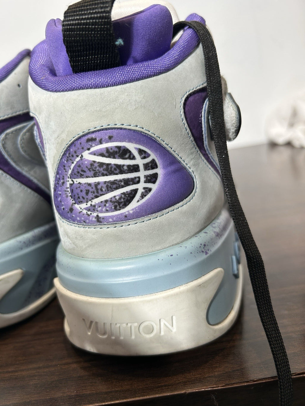 Louis Vuitton Trainer 2 High Top Sneakers Size 9.5 LV/ 10.5 Us
