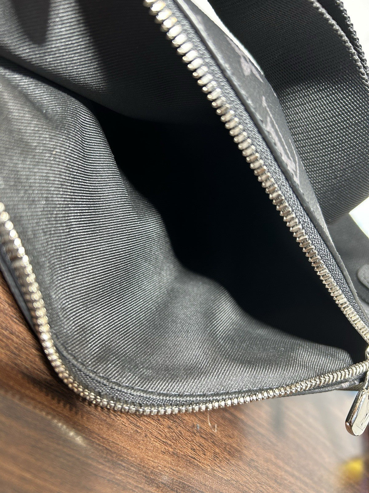 LOUIS VUITTON Taigarama Duo Slingbag Black