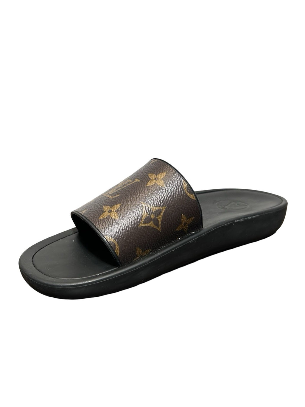 Louis Vuitton Monogram Slide  Brown/Black Slip-On Women LV Size 37 EU / US - 7