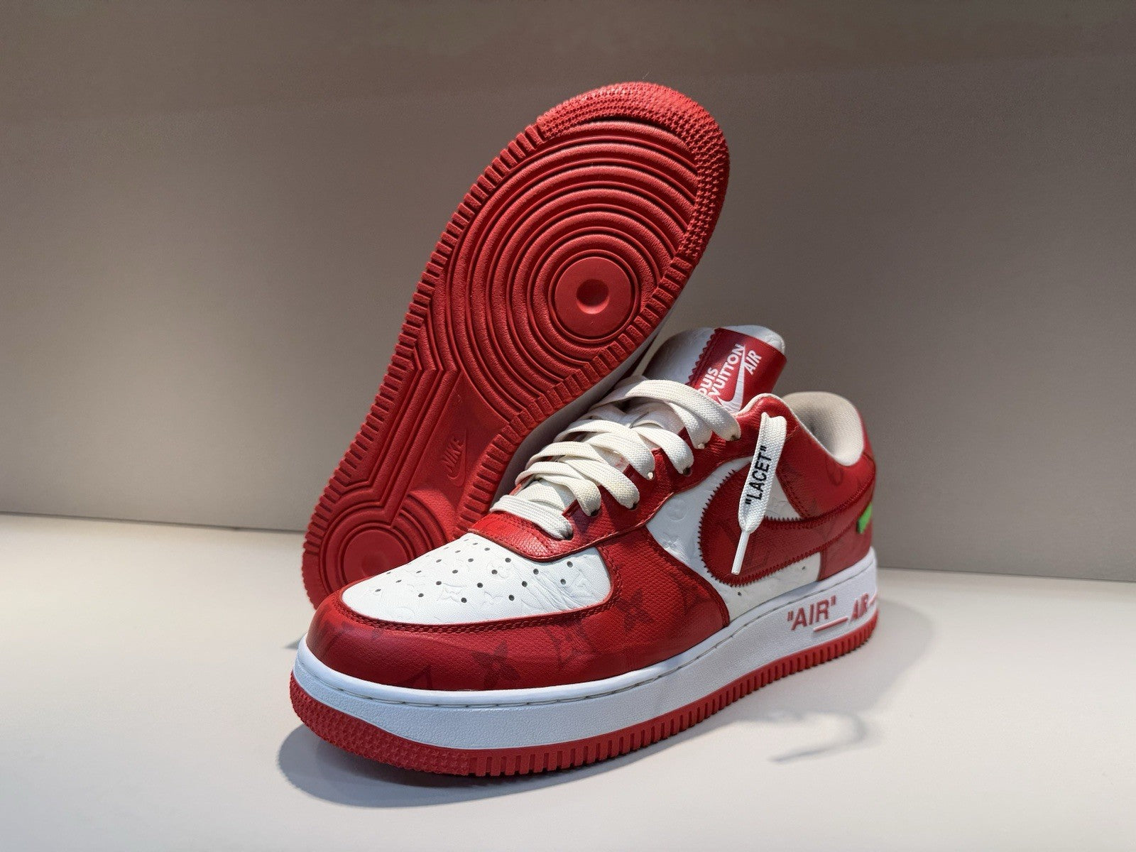 Louis Vuitton Nike Air Force 1 Low By Virgil Abloh Size US 8.5