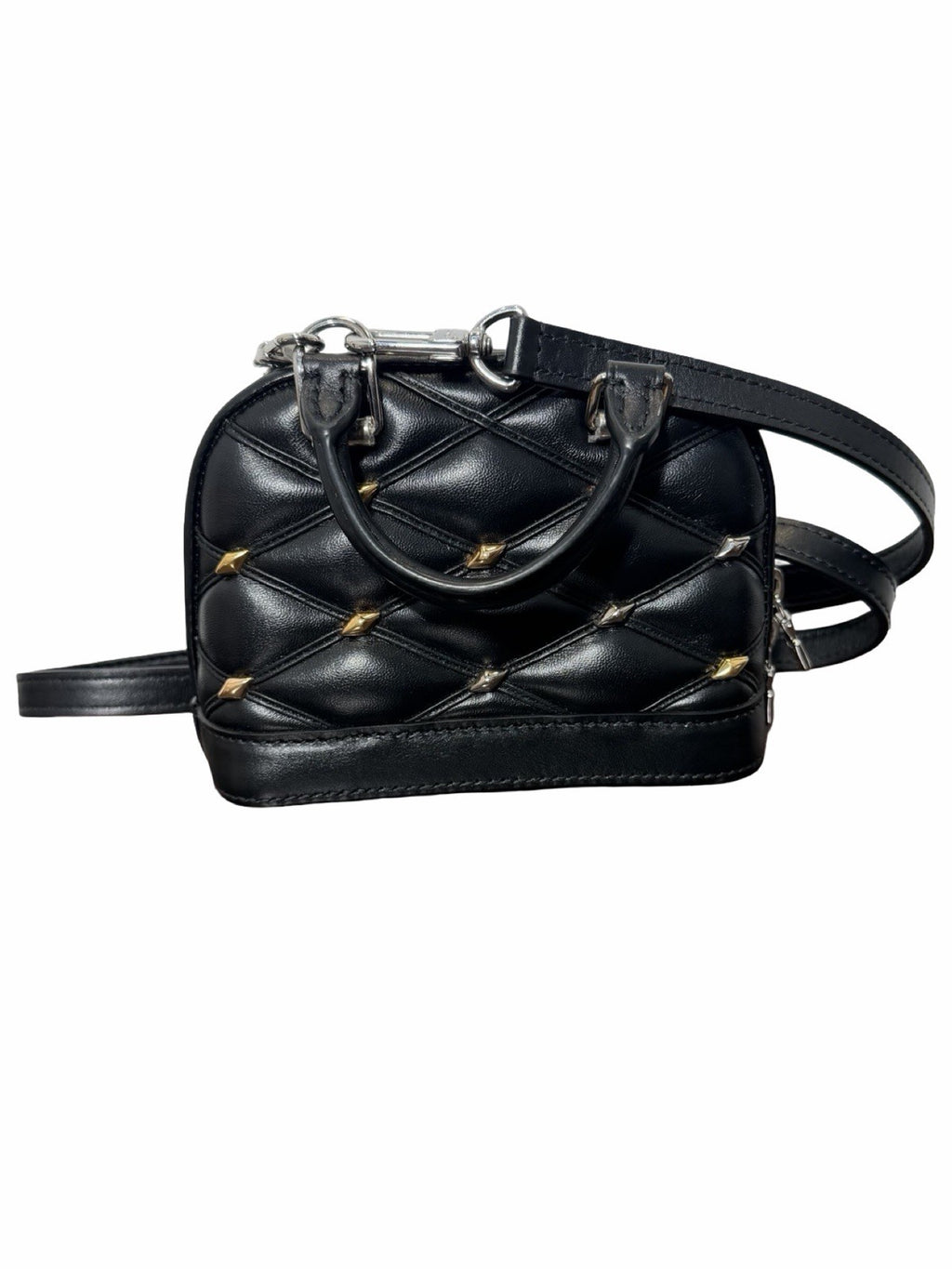 Louis Vuitton Lambskin Alma Nano Small Shoulder Bag 