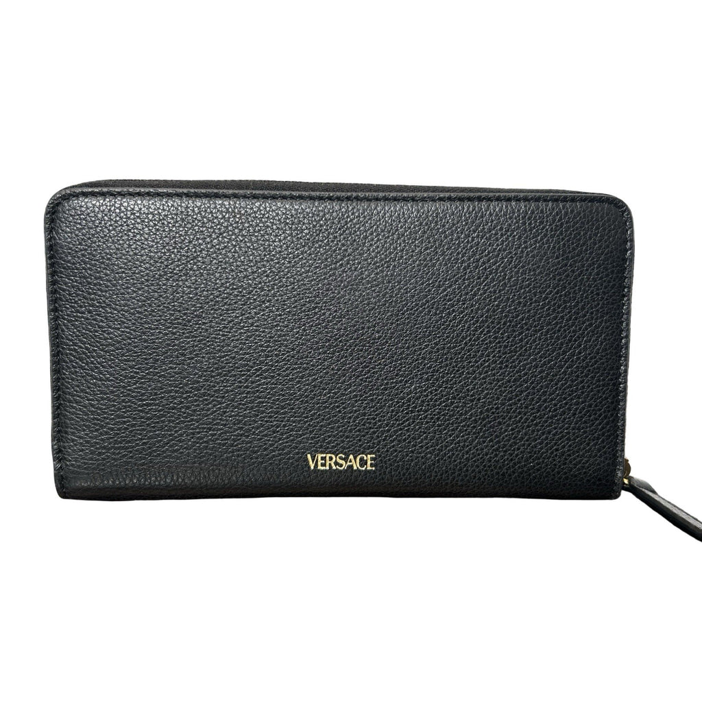 Versace Virtus Zip Around Wallet