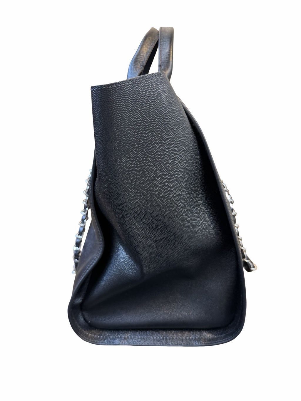 Chanel Deauville Large Black Shoulder Bag 