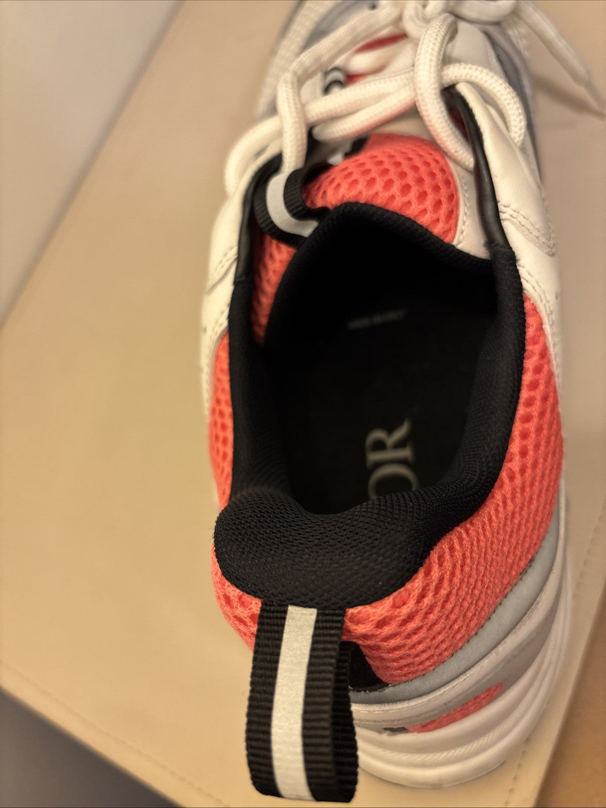 christian dior b22 sneakers mens White / Pink Sz 48 / US 15