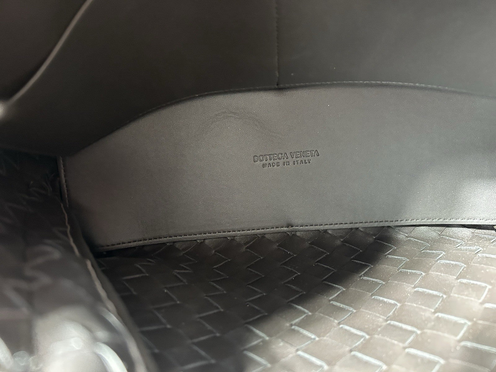 Bottega Veneta Andiamo Medium Top Handle Bag Brown