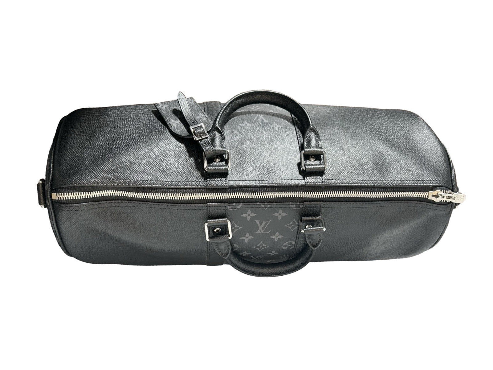 Louis Vuitton Keepall Bandouliere 50 Monogram Eclipse & Black Taiga