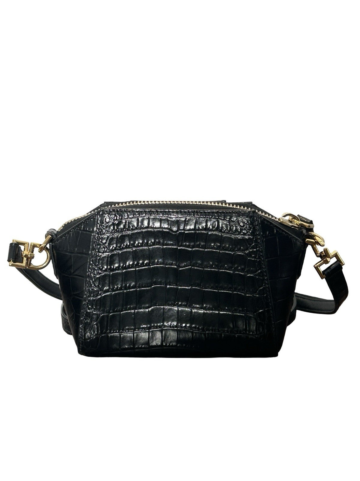 Givenchy Antigona Crossbody Bag Crocodile Embossed Leather Nano
