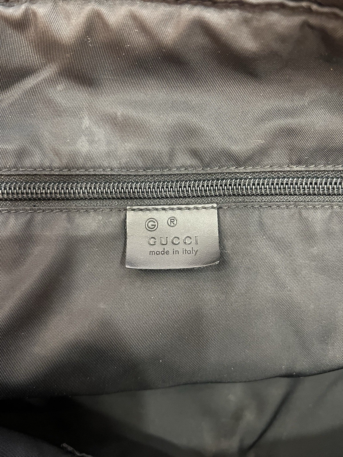 Gucci Techno Web Canvas Duffle Bag