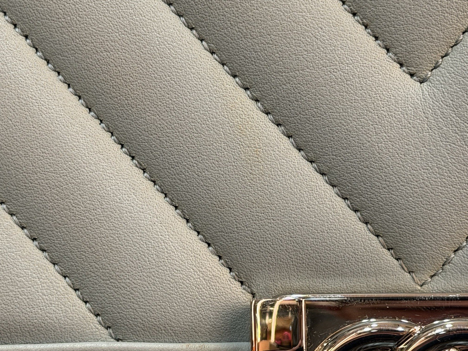 Chanel Boy Flap Bag Chevron Calfskin Old Medium Pastel Aqua