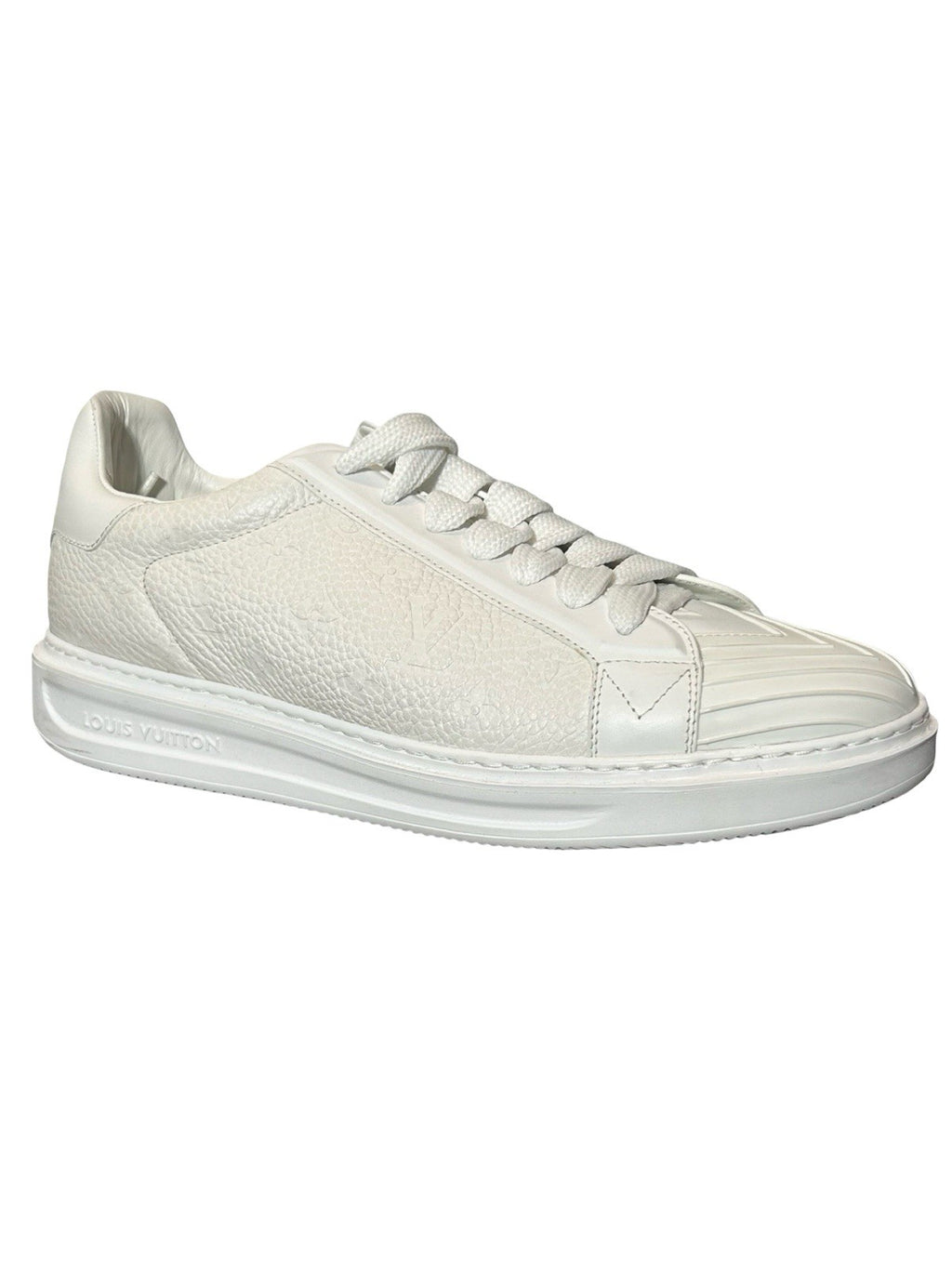 Louis Vuitton LV Monogram Sneakers Taurillon Leather  Size 10.5LV / 11.5 US