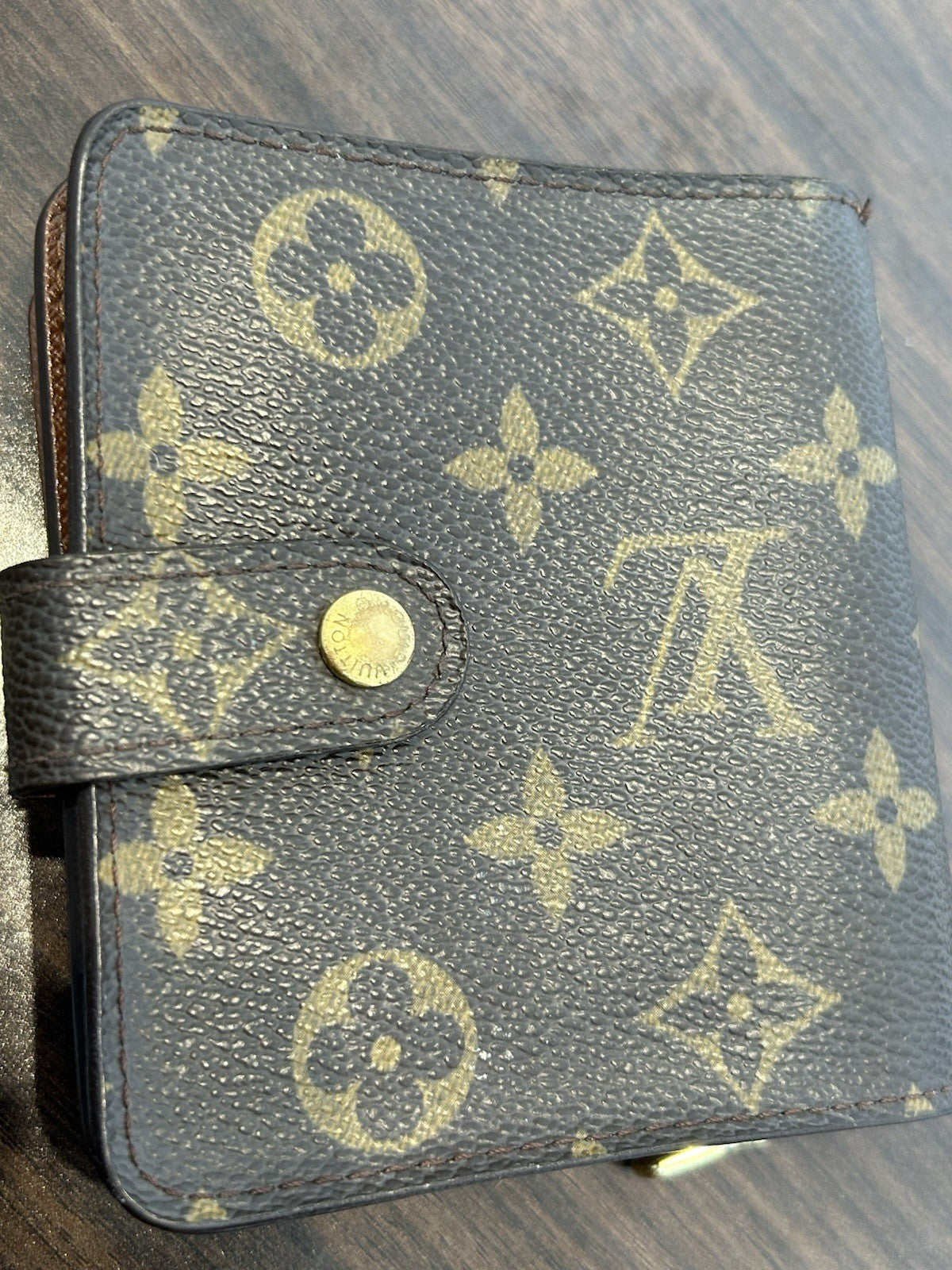 Louis Vuitton Monogram Canvas Compact Wallet