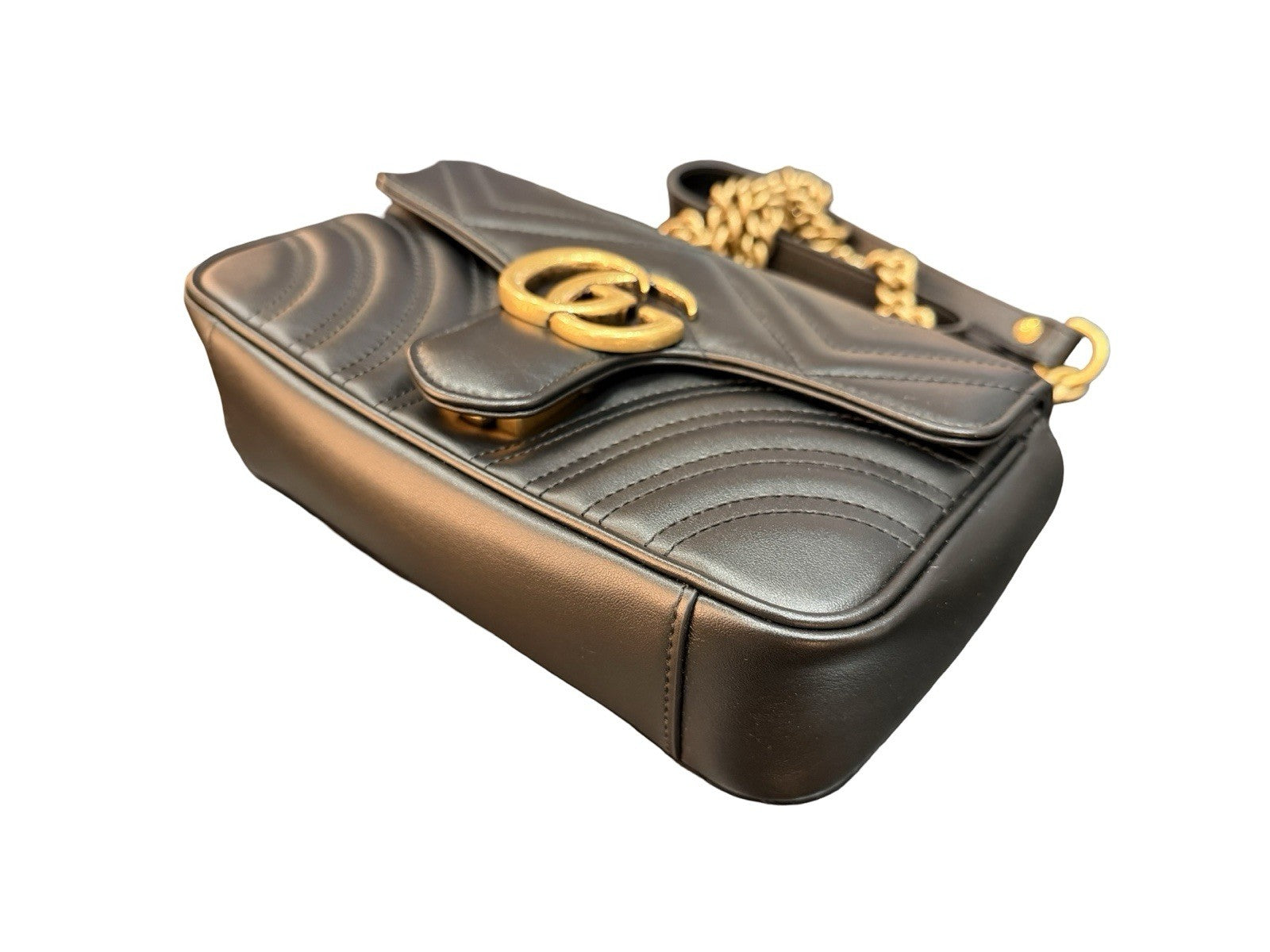 Gucci GG Marmont Flap Bag Matelasse Leather Mini