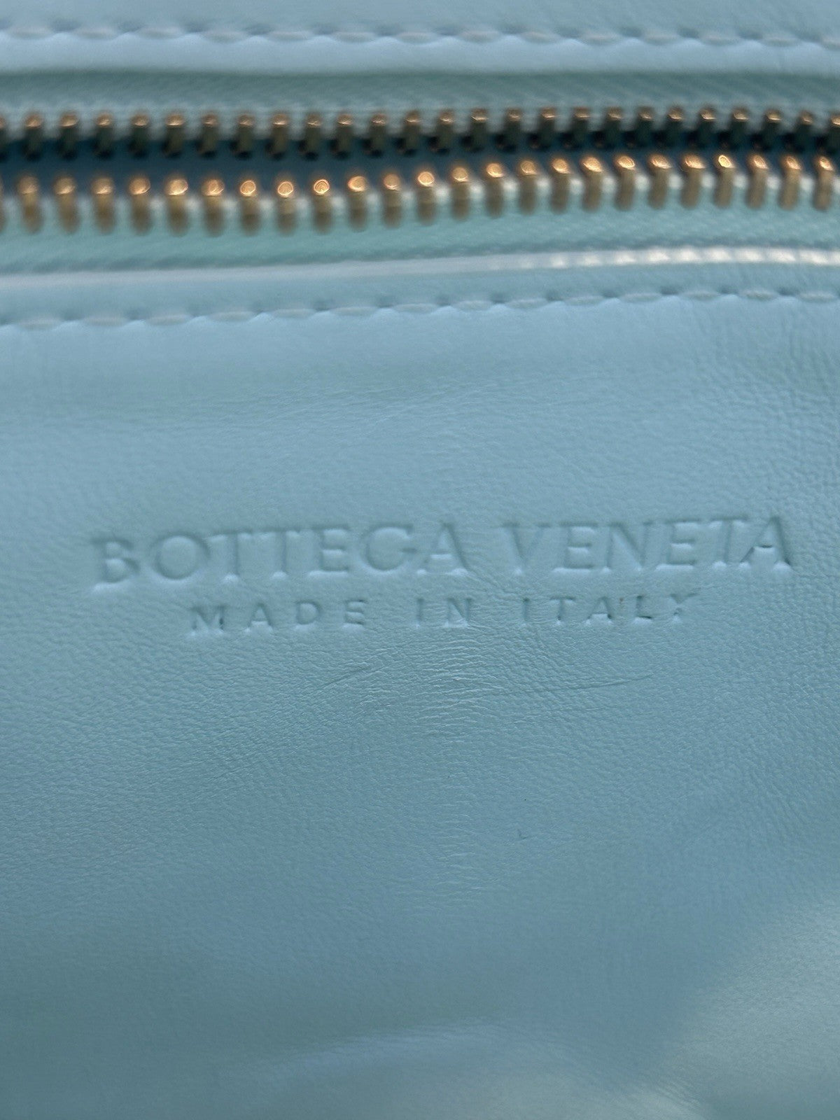 Bottega Veneta Blue Padded Cassette Crossbody Bag