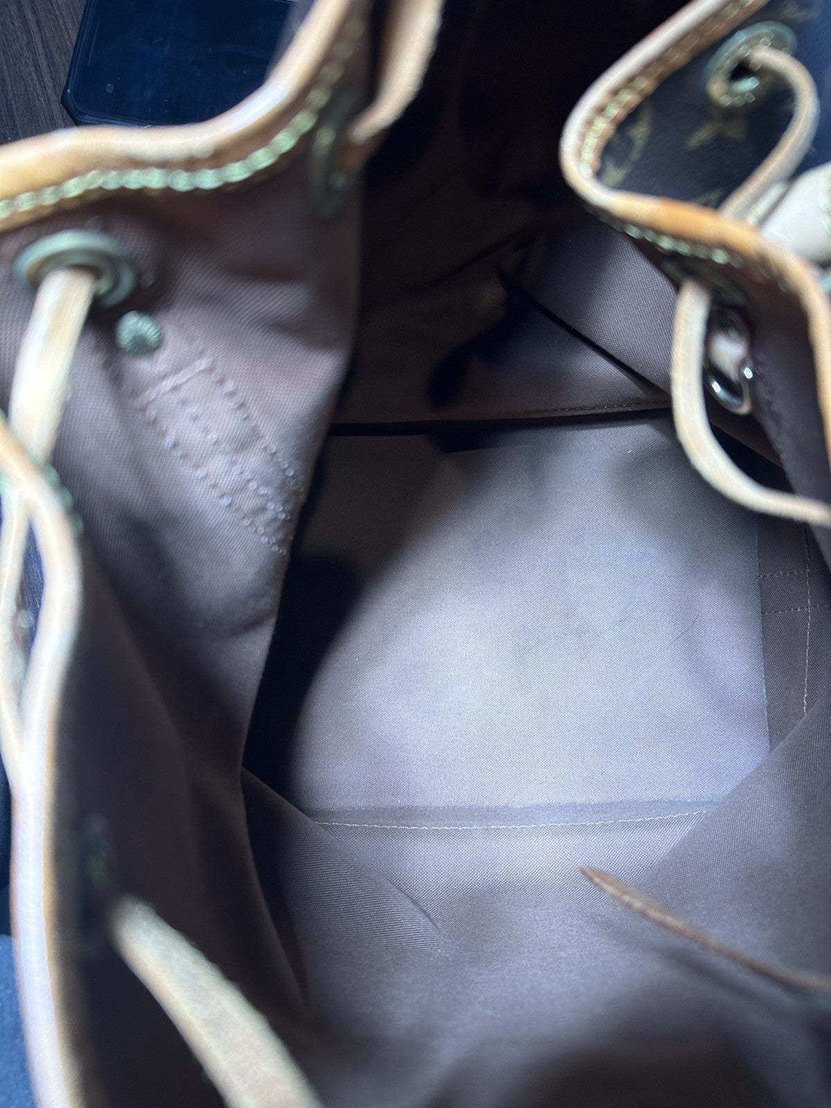 Louis Vuitton (LV) Noé Bucket Bag Medium Brown Canvas/Leather