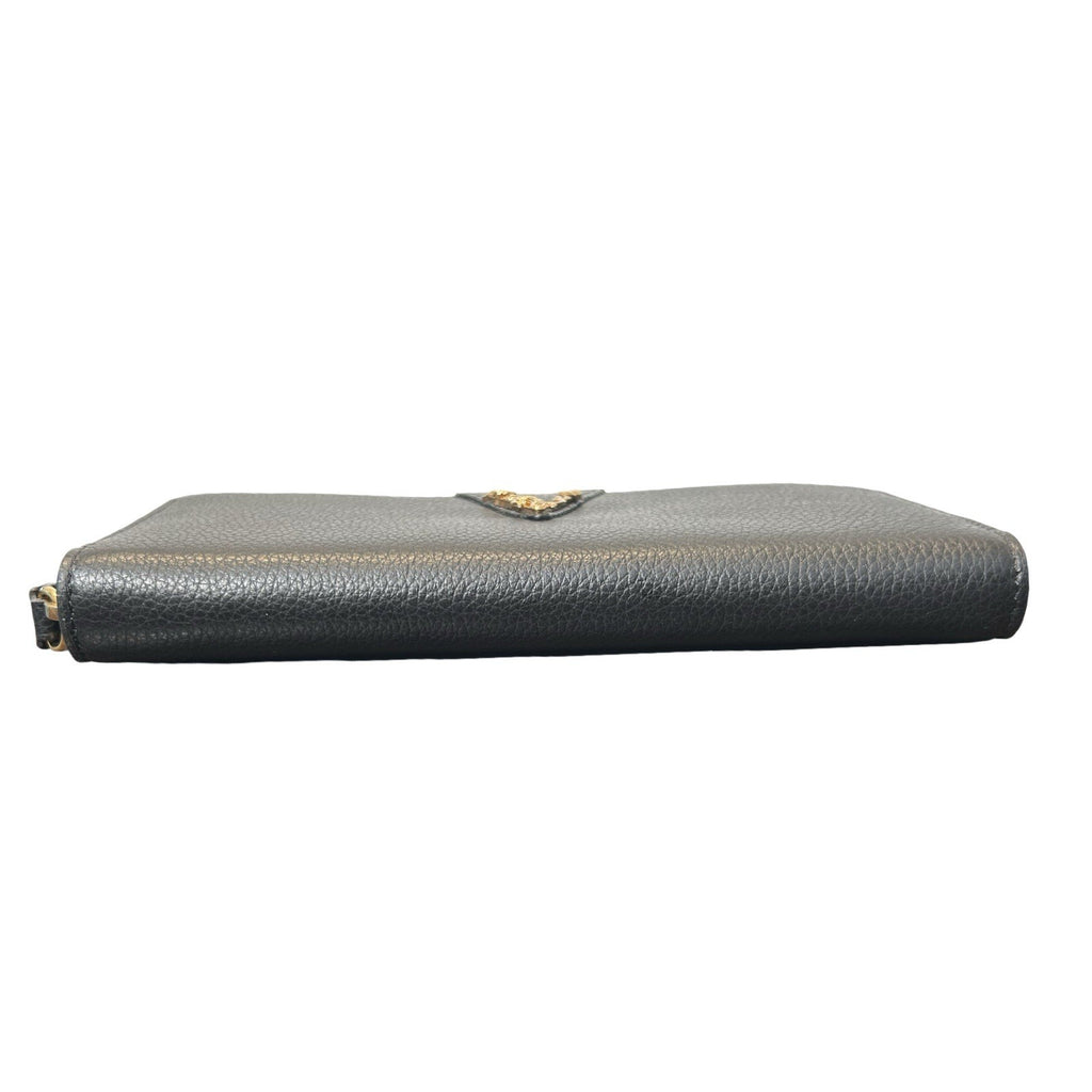 Versace Virtus Zip Around Wallet