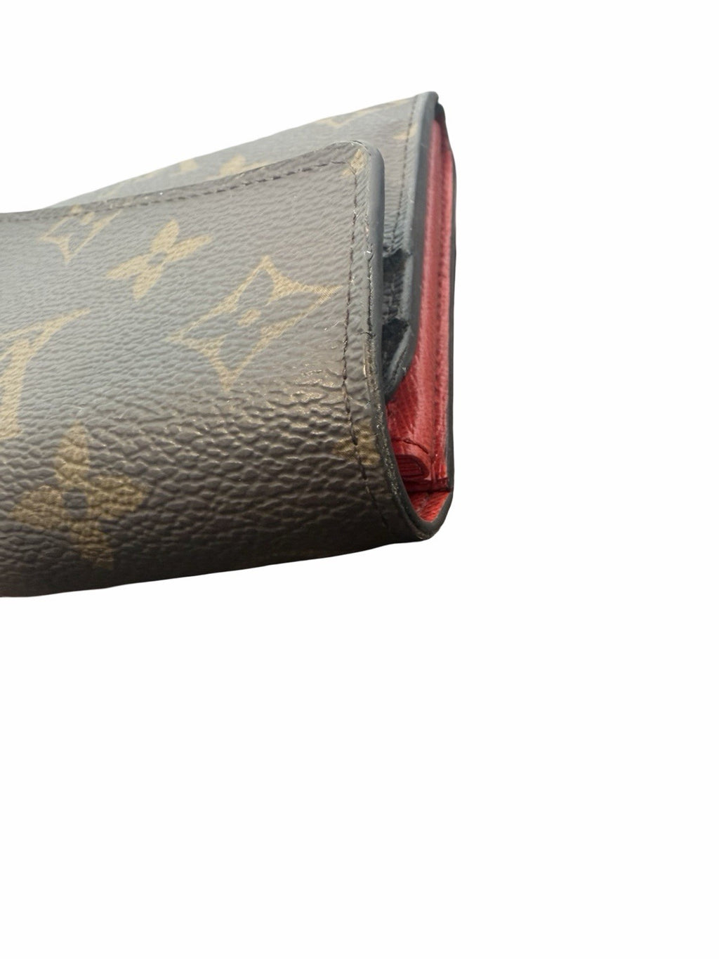 Louis Vuitton Sarah Wallet Red Inside