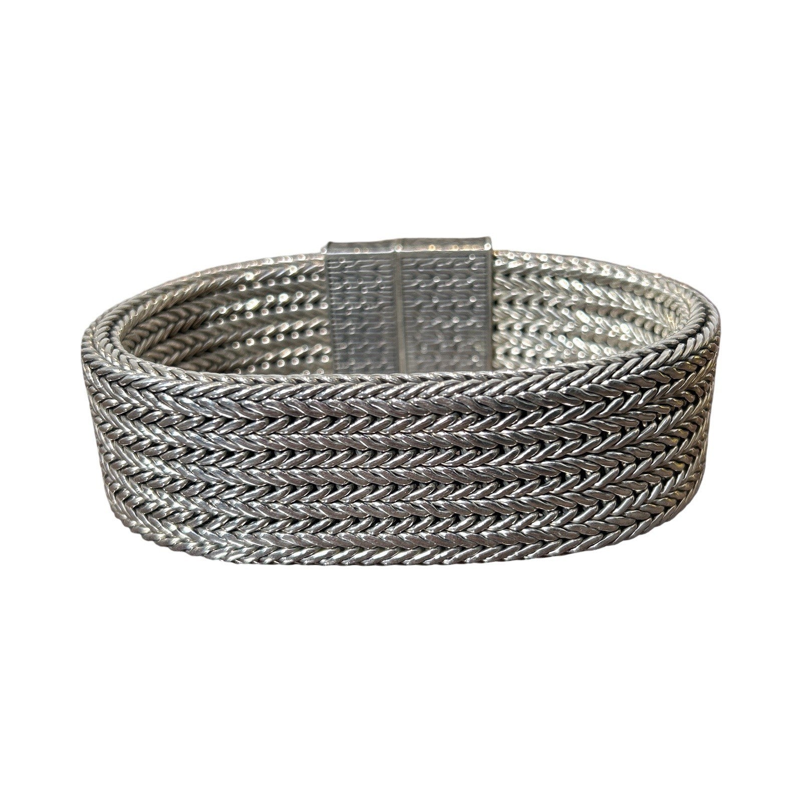 John Hardy Sterling Silver Rata Chain 26 mm Bracelet 