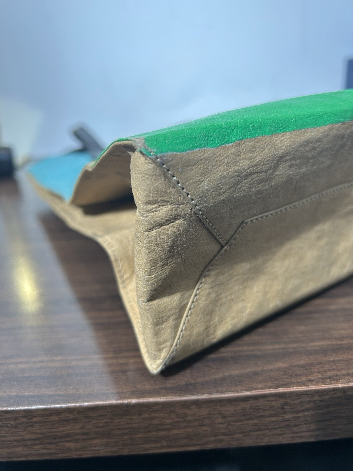 Lanvin Printed Kraft Paper Grocery Bag