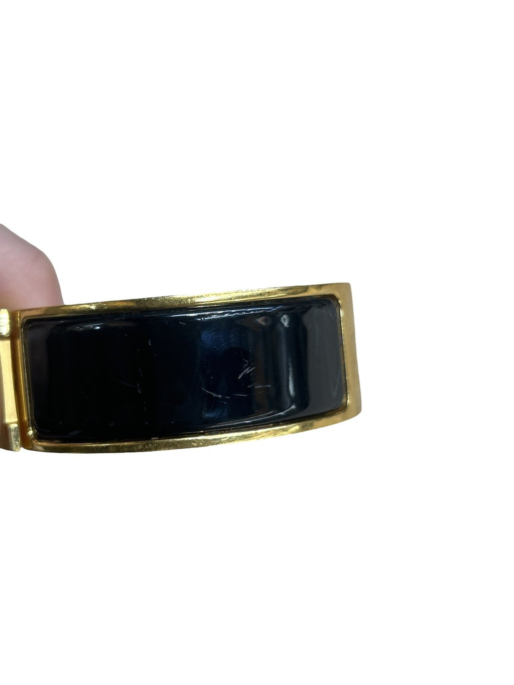 Hermès Clic Clac H Bracelet Black