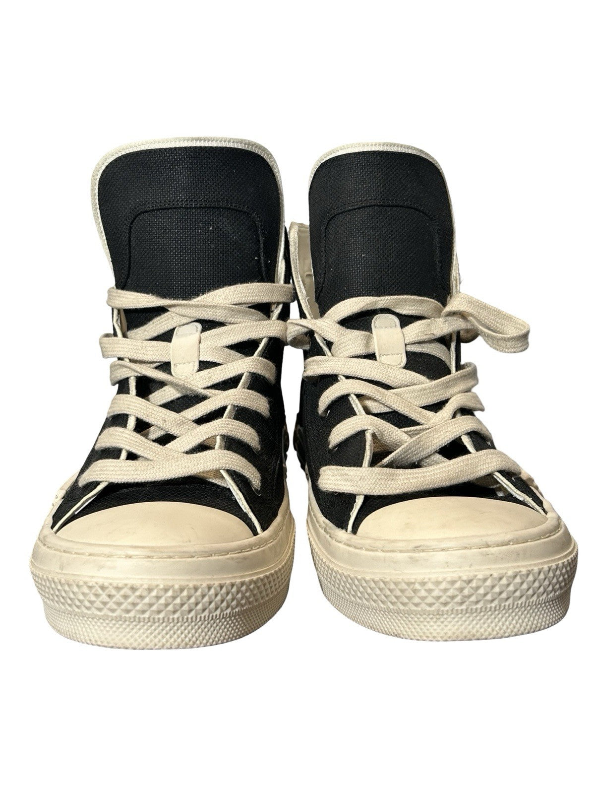 Christian Dior x Travis Scott B23 high-top sneakers black and beige canvas Sz 44
