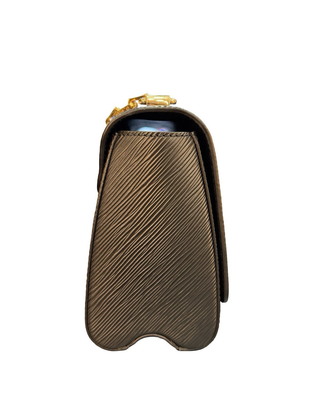 Louis Vuitton Twist MM Epi Bag Mixed Black & Gold Hardware with Engraved Chain
