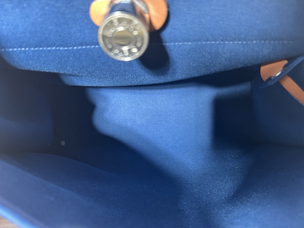Hermes Herbag Zip Leather and Toile 31