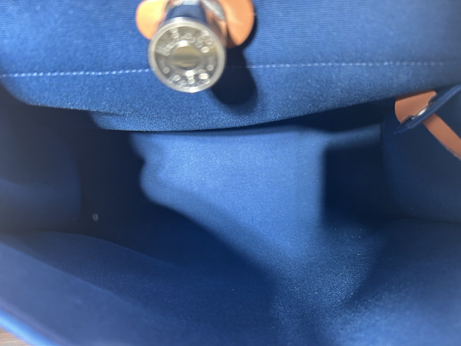 Hermes Herbag Zip Leather and Toile 31