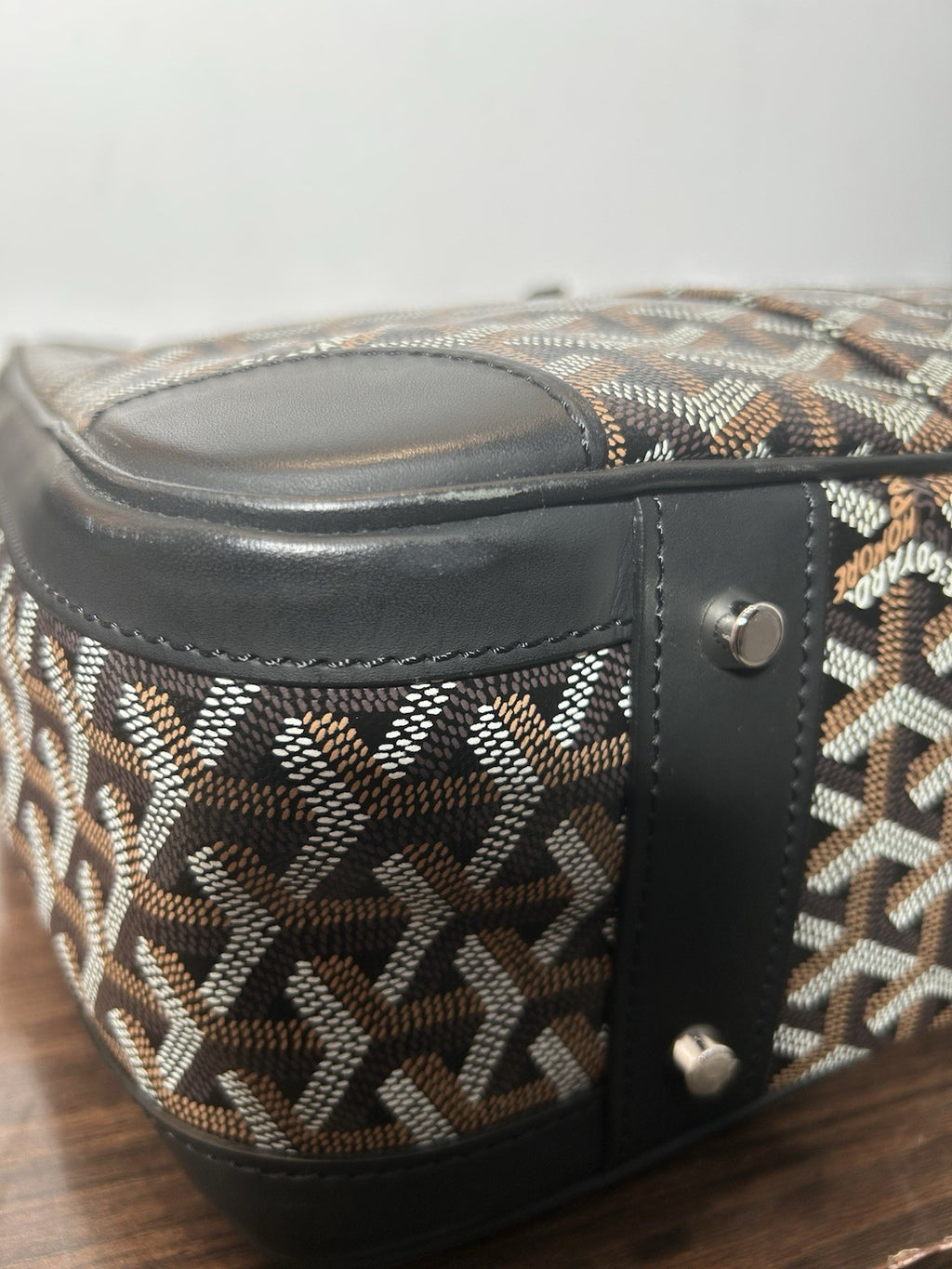 Goyard Goyardine Ambassade MM Briefcase Black