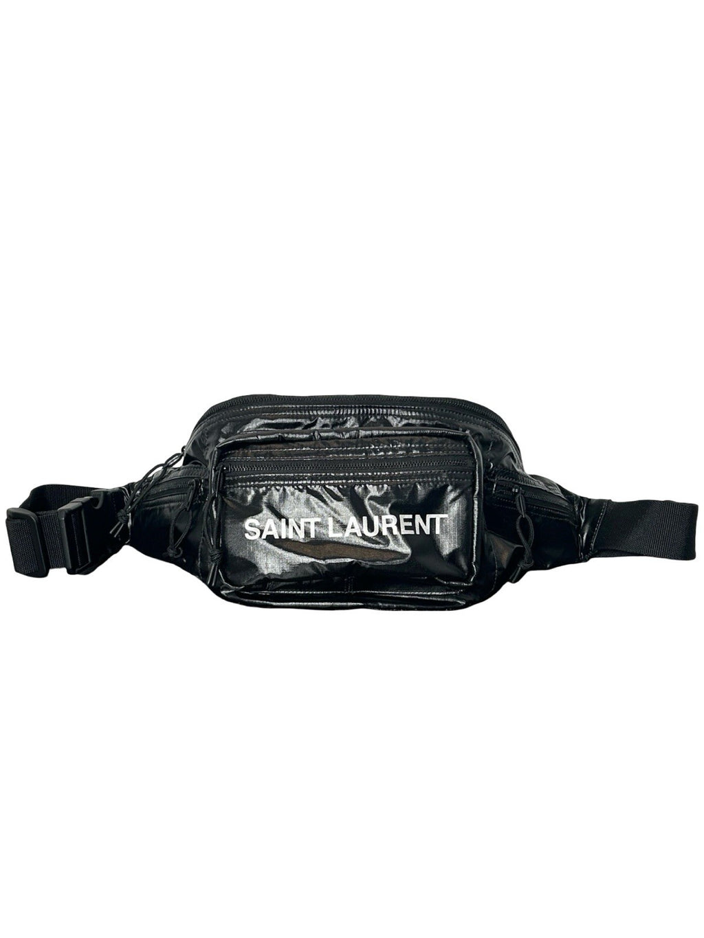 Saint Laurent Nylon Logo Nuxx Body Belt Bag Black