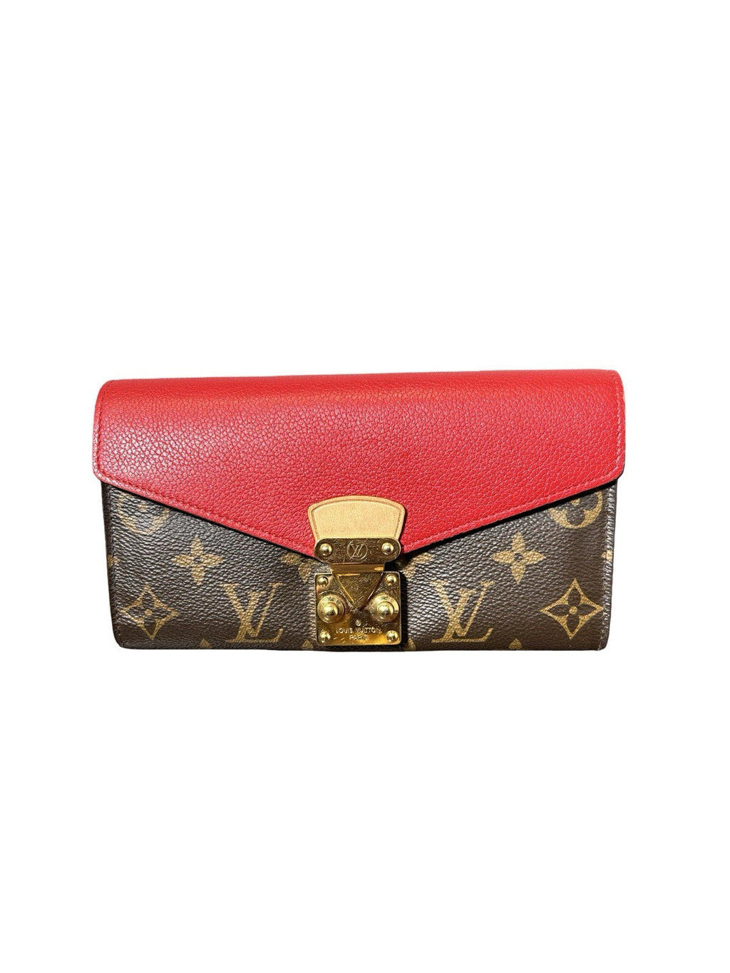 LOUIS VUITTON Monogram Pallas Wallet Cherry