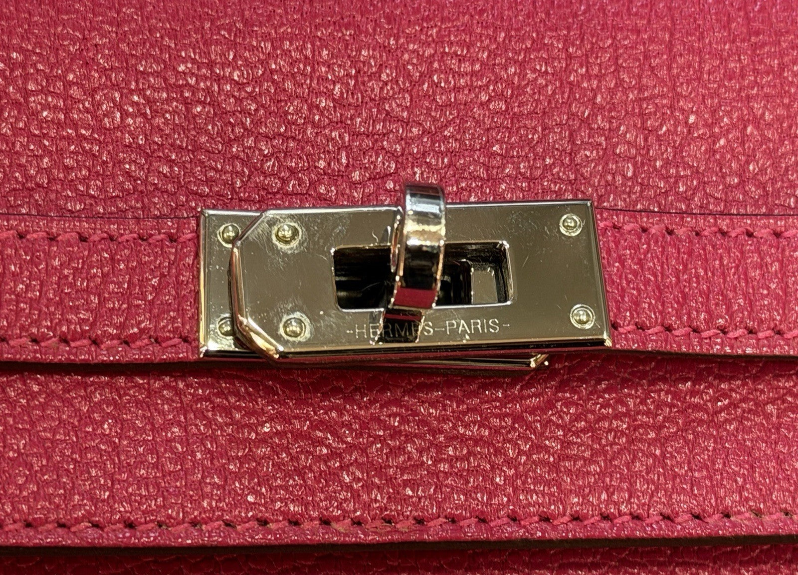 Hermès Kelly To Go Chevre Mysore Shoulder Bag Rose Mexico