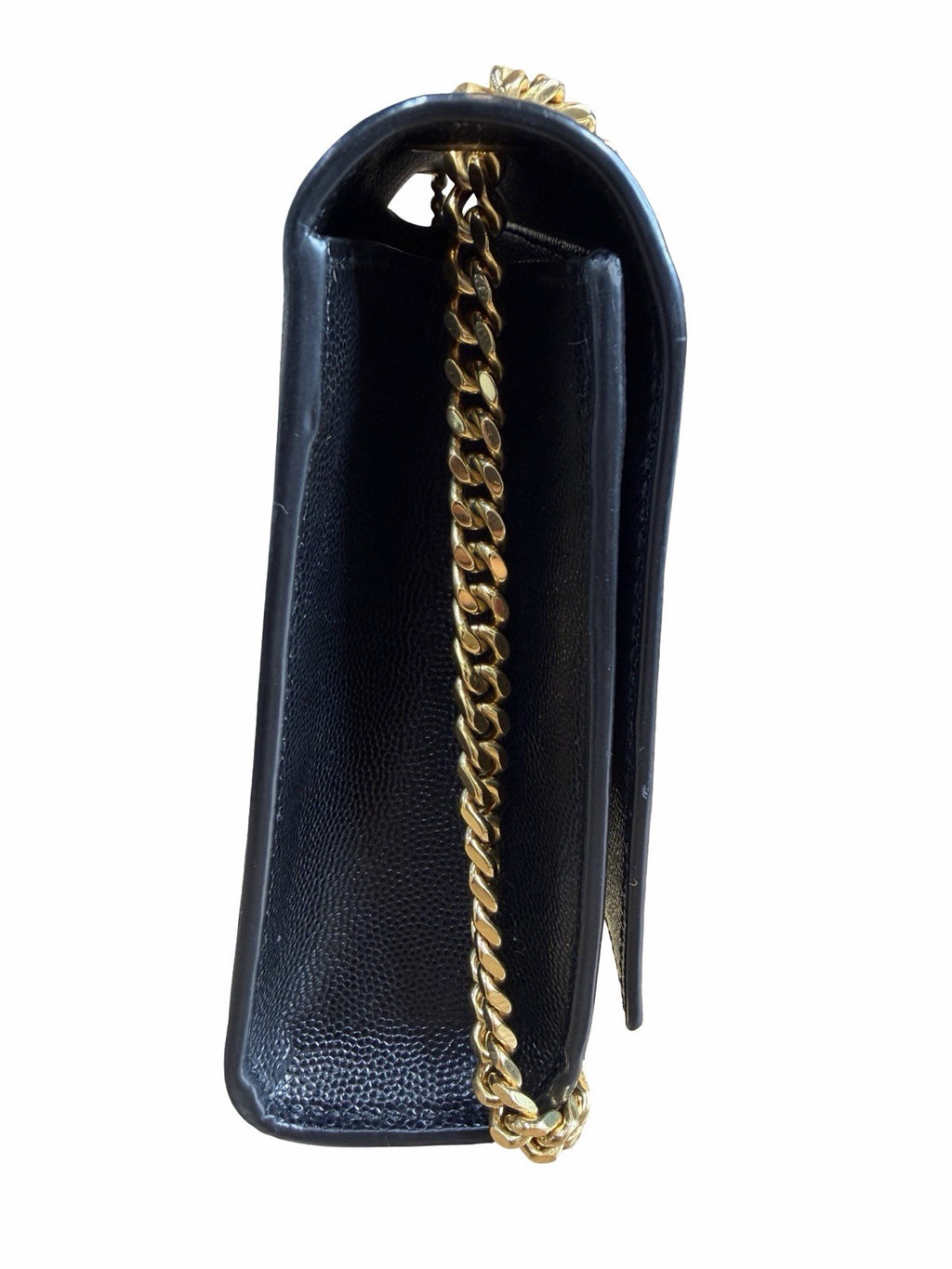 Saint Laurent Leather Kate Medium Black Shoulder Bag