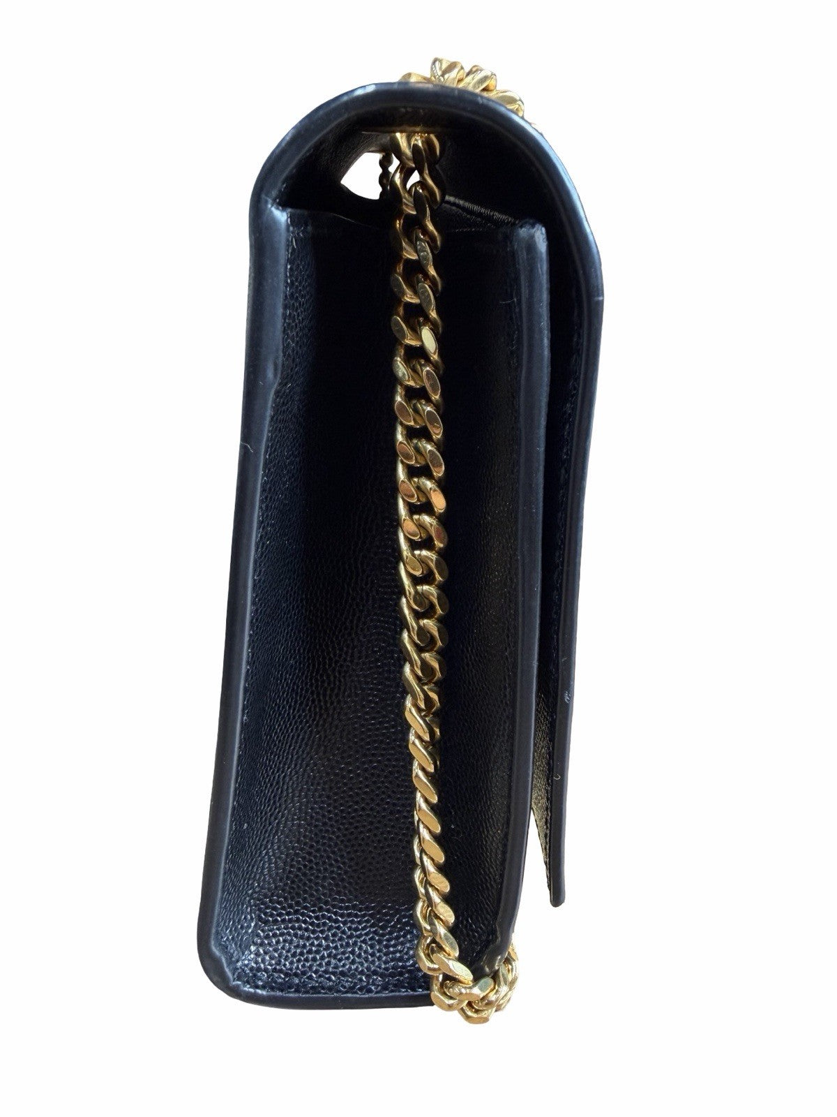Saint Laurent Leather Kate Medium Black Shoulder Bag