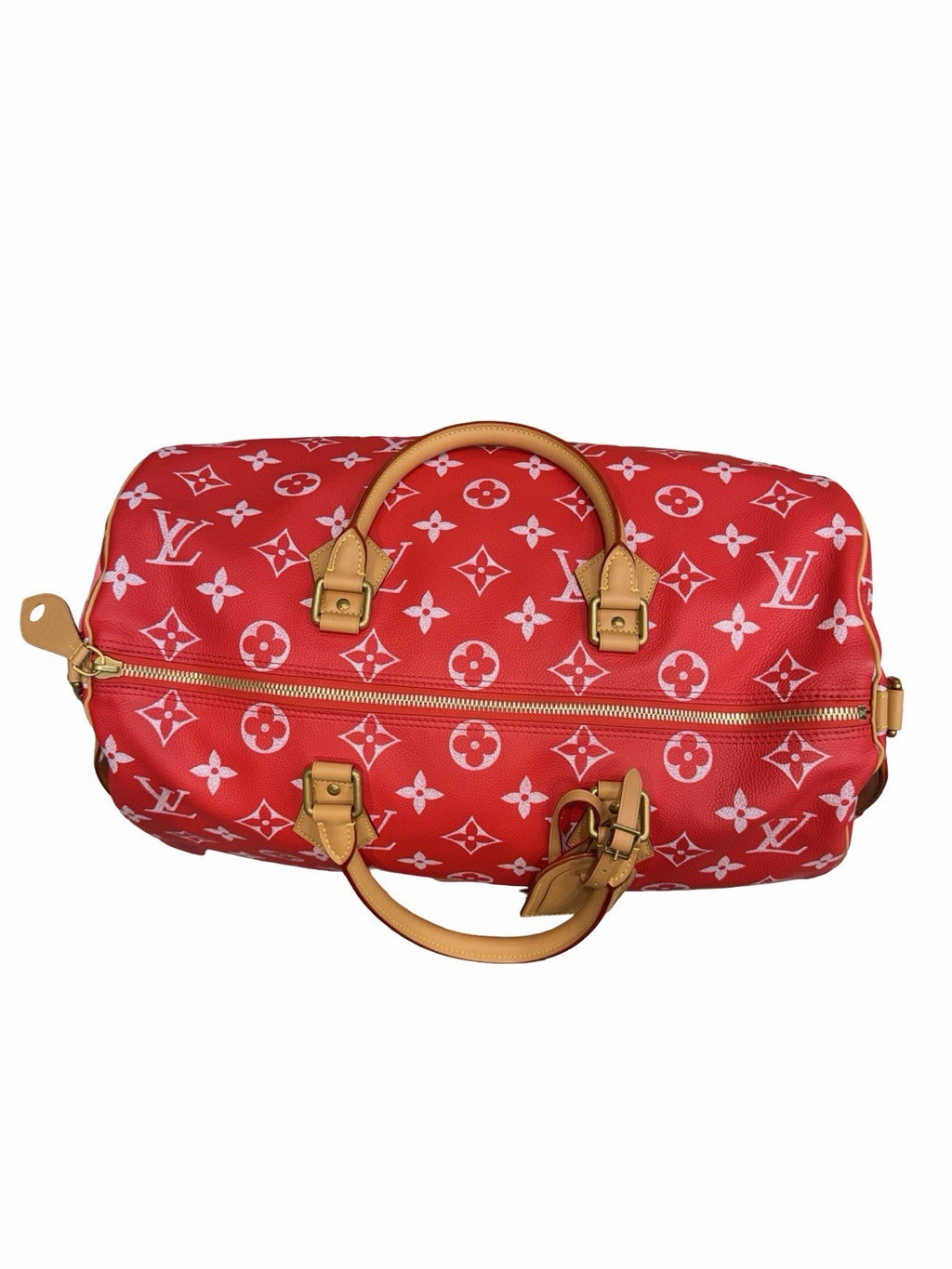 Louis Vuitton Speedy P9 Bandouliere 50 in Red