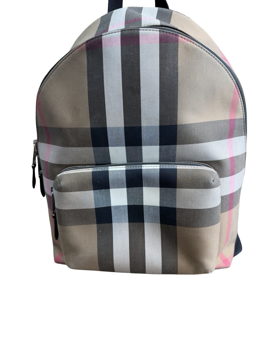 Burberry Jeff Check Canvas Backpack 