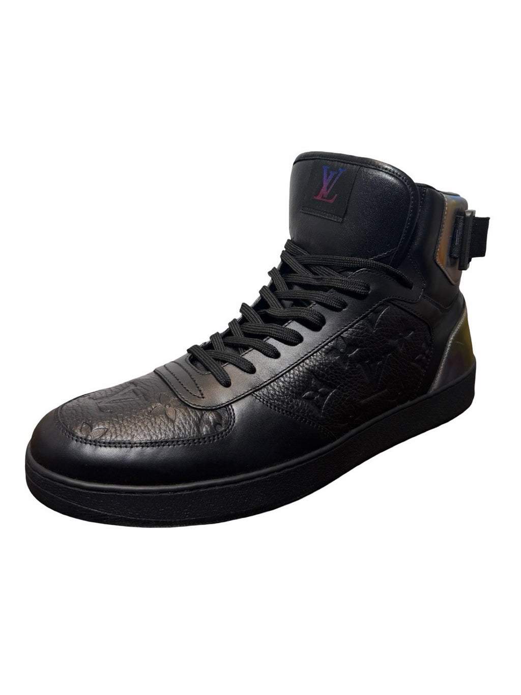 Louis Vuitton Rivoli High-Top Sneakers Multicolor  Monogram  LV Size 10/US 11