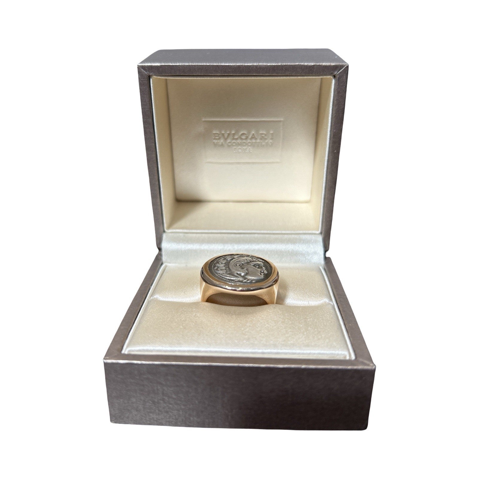 Bvlgari Monete Alexander The Great Ring 18K Rose Gold