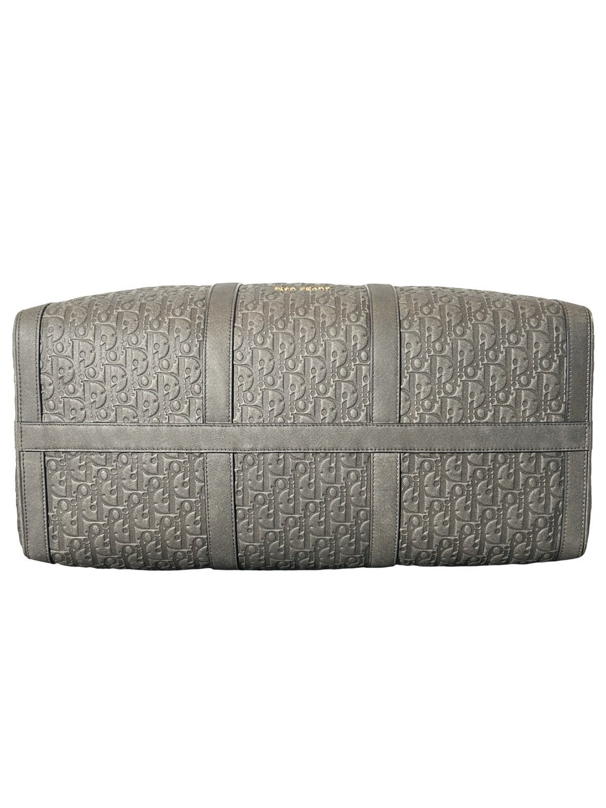 Dior X Denim Tears Lingot 50 Duffle Bag in Grey Monogrammed Canvas