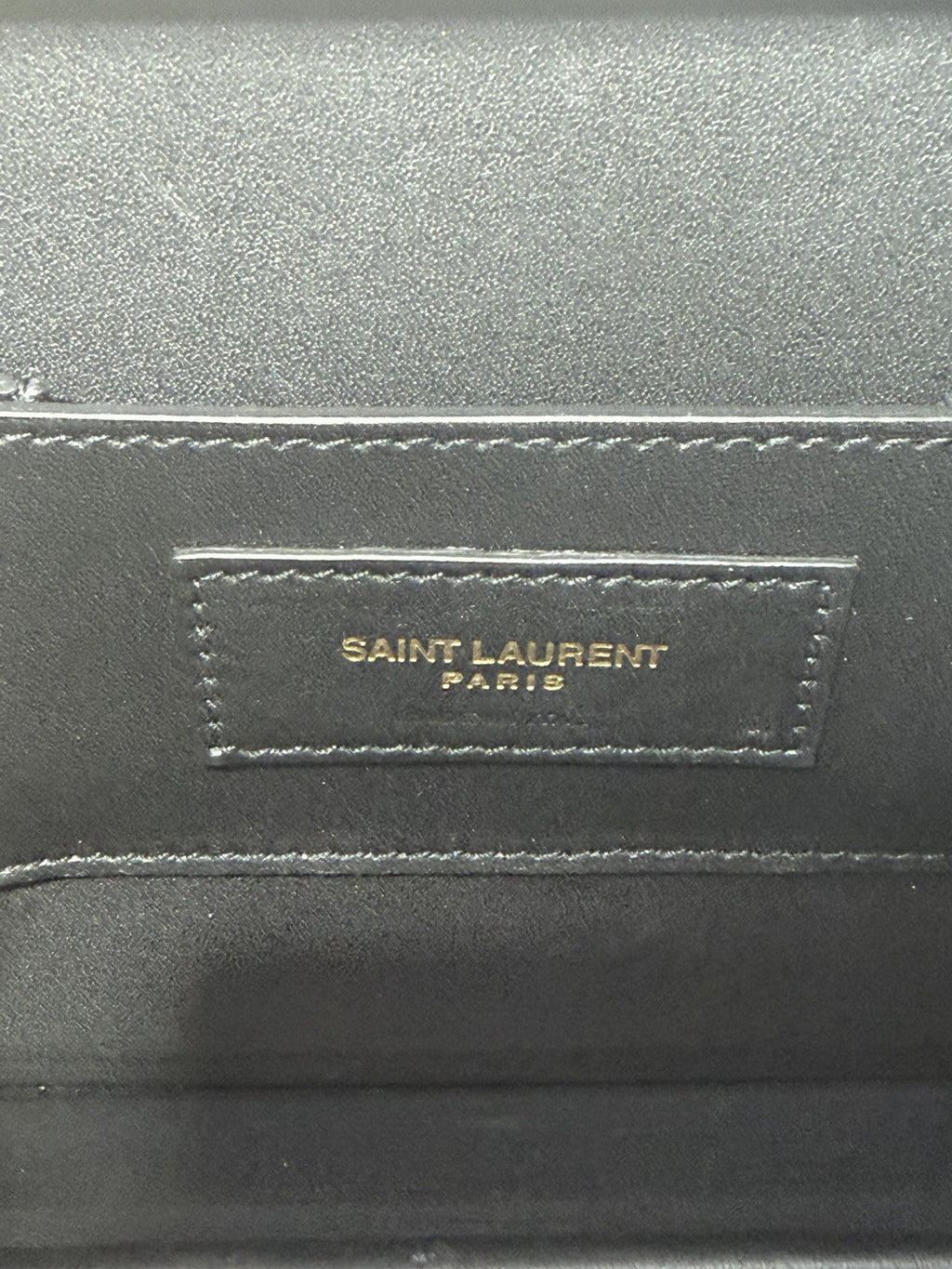 Saint Laurent YSL Patent Leather Small Kate Crossbody Bag