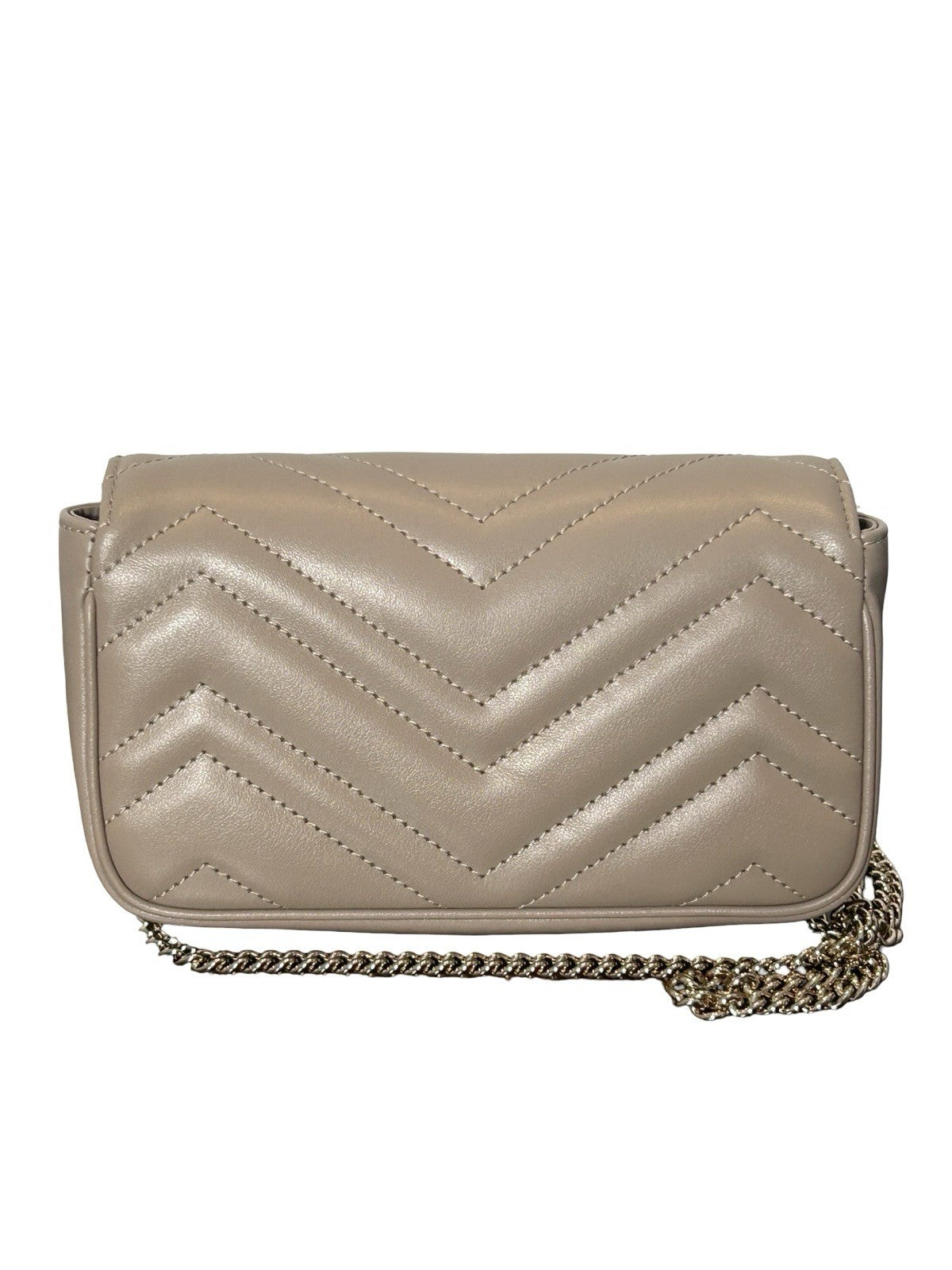 Gucci GG Marmont Extra Mini Shoulder Bag Beige 